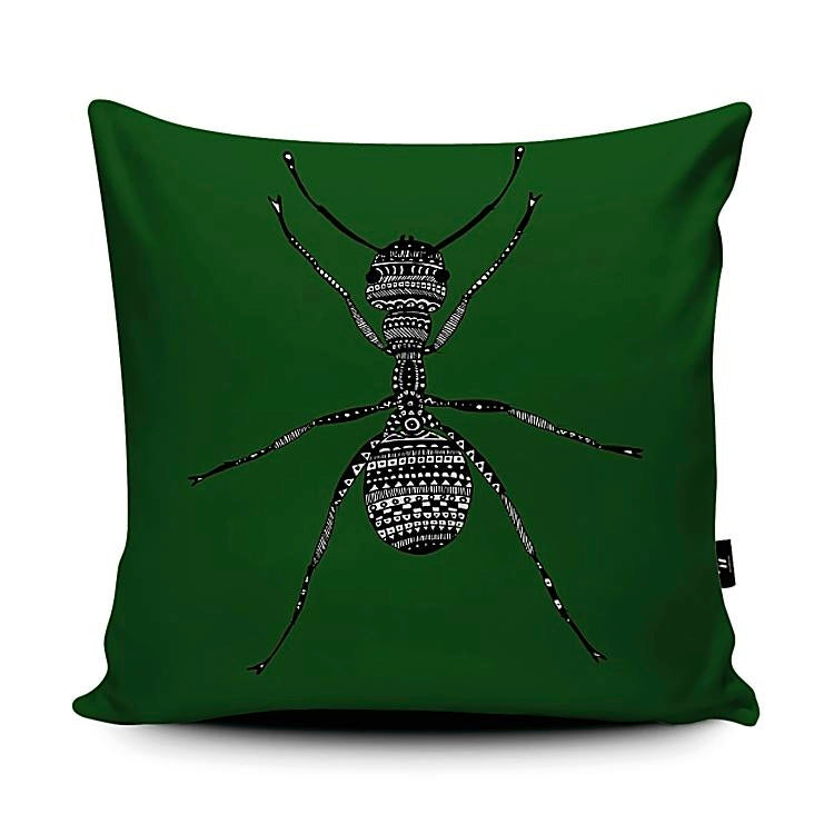 Forest Green Ant Cushion