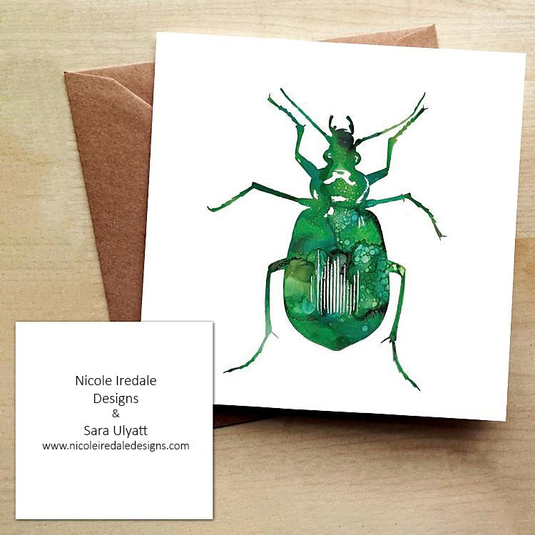 Beetle Greetings Card