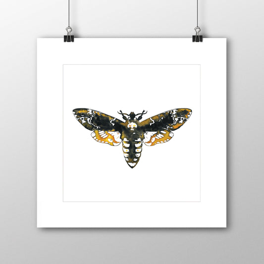 Death's Head Hawkmoth Giclée Print