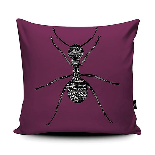 Plum Ant Cushion