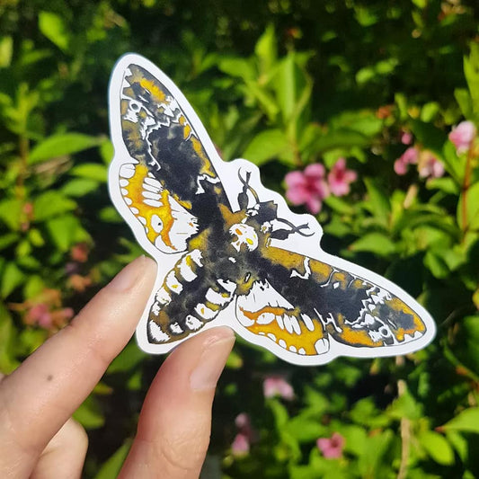Death's Head Hawkmoth Sticker